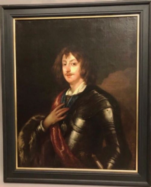 anthony van dyck after george digby sec state to charles i 17th oil portrait painting