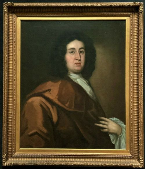 nobleman oil portrait circle of john closterman 16601711 17thc paintings