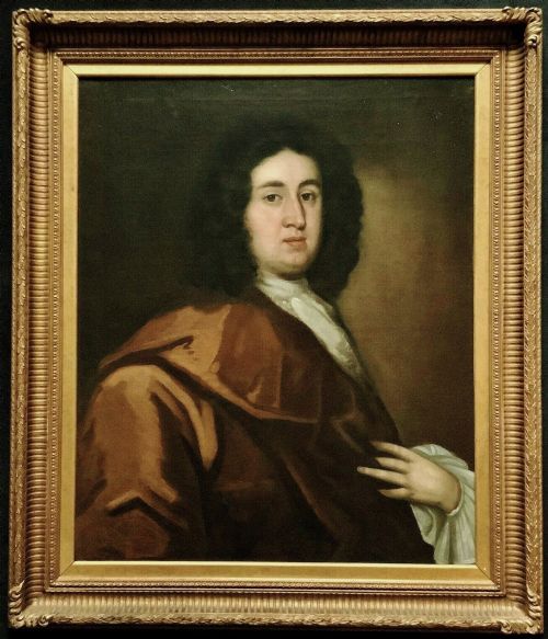 17th gentleman portraits circle of john closterman antique oil paintings