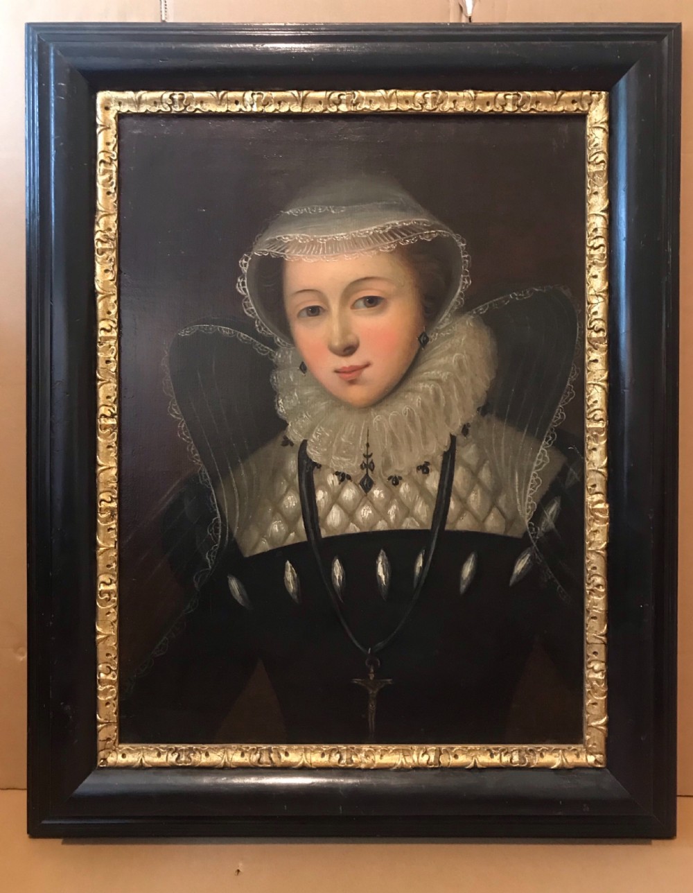 mary queen of scots oil portrait after nicholas hilliard 18th century oil paintings