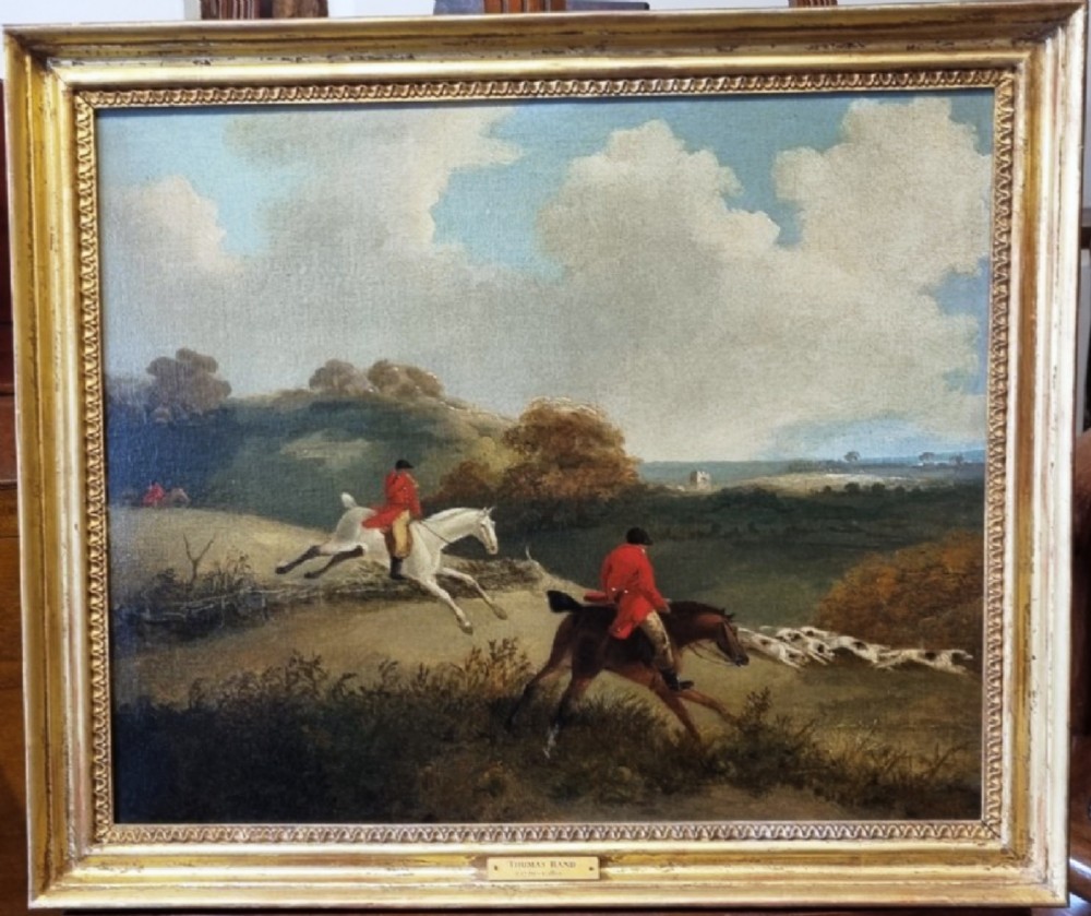 18th george iii painting hunt hounds bythomas hand 17701804